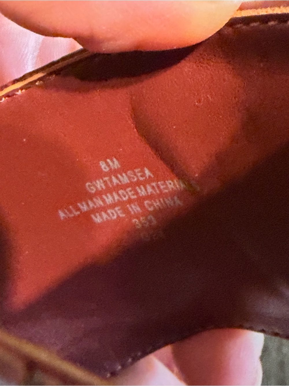 Guess Burgundy Red Croc Embossed Logo Slide Sandals Size 8 - Picture 8 of 11